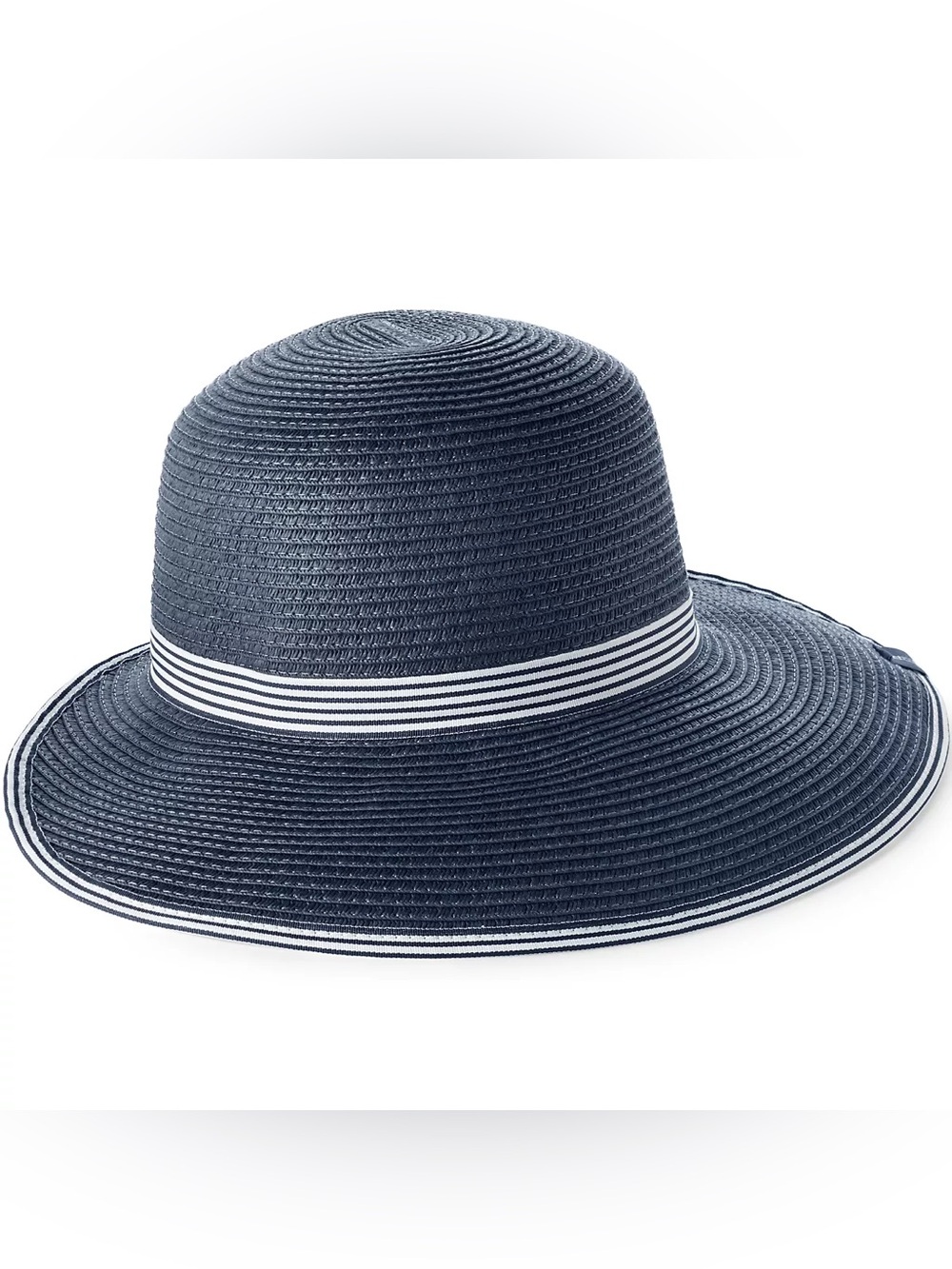 Lands’End Facesaver Lay-Back Straw Hat👒